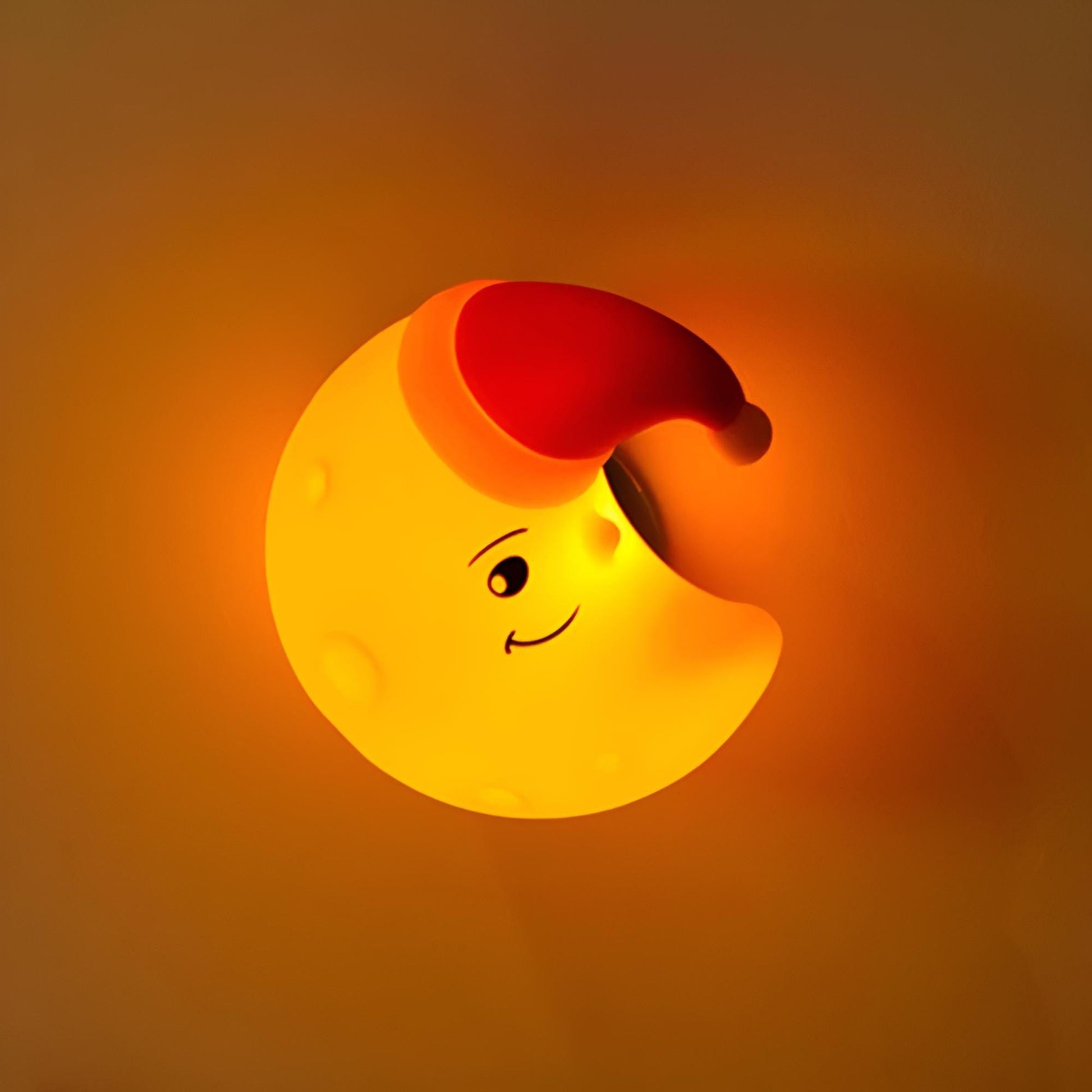 Veilleuse Murale Lune en Silicone