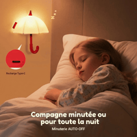 Veilleuse Murale Parapluie en Silicone Rechargeable
