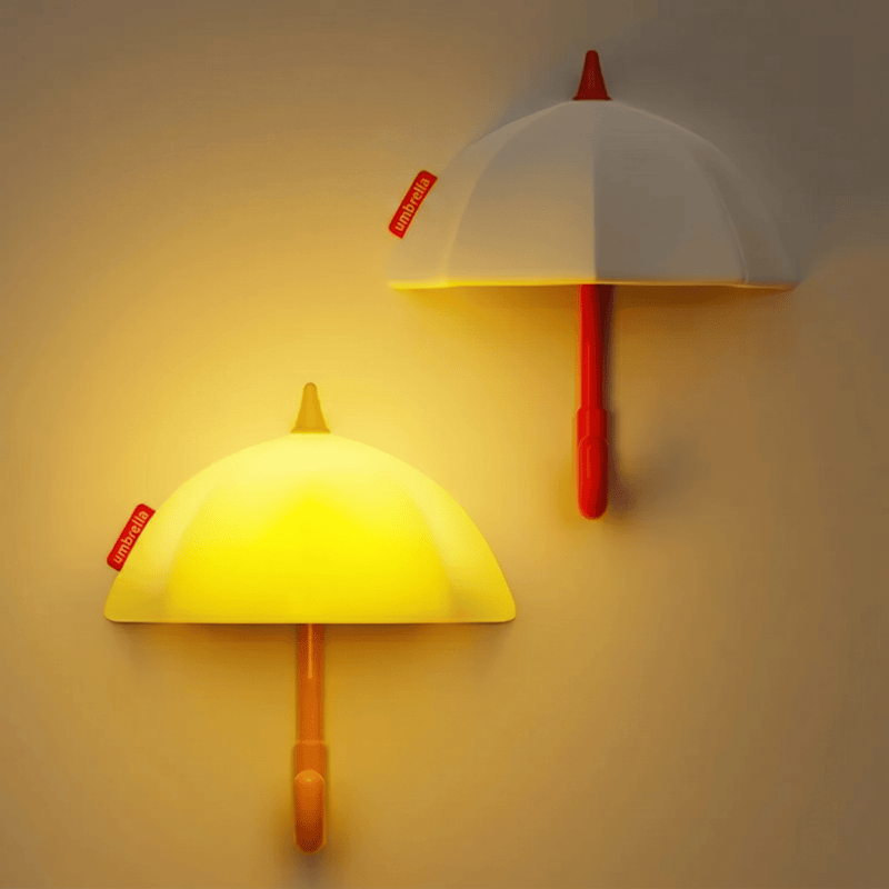 Veilleuse Murale Parapluie en Silicone Rechargeable