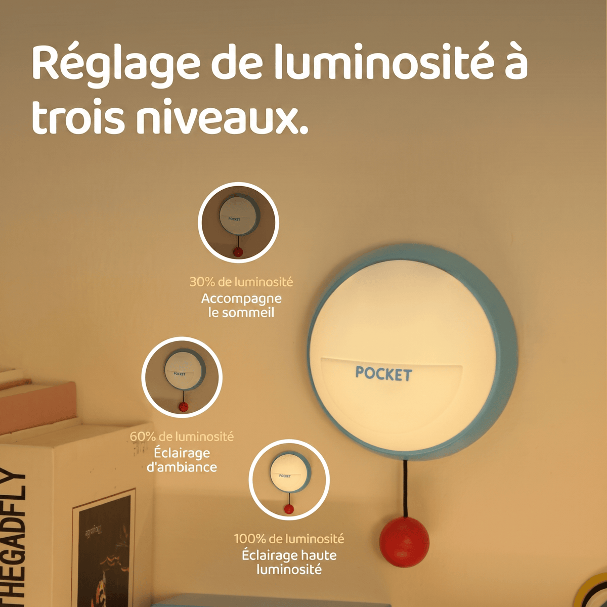 Rechargeable Silicone Wall Night Light