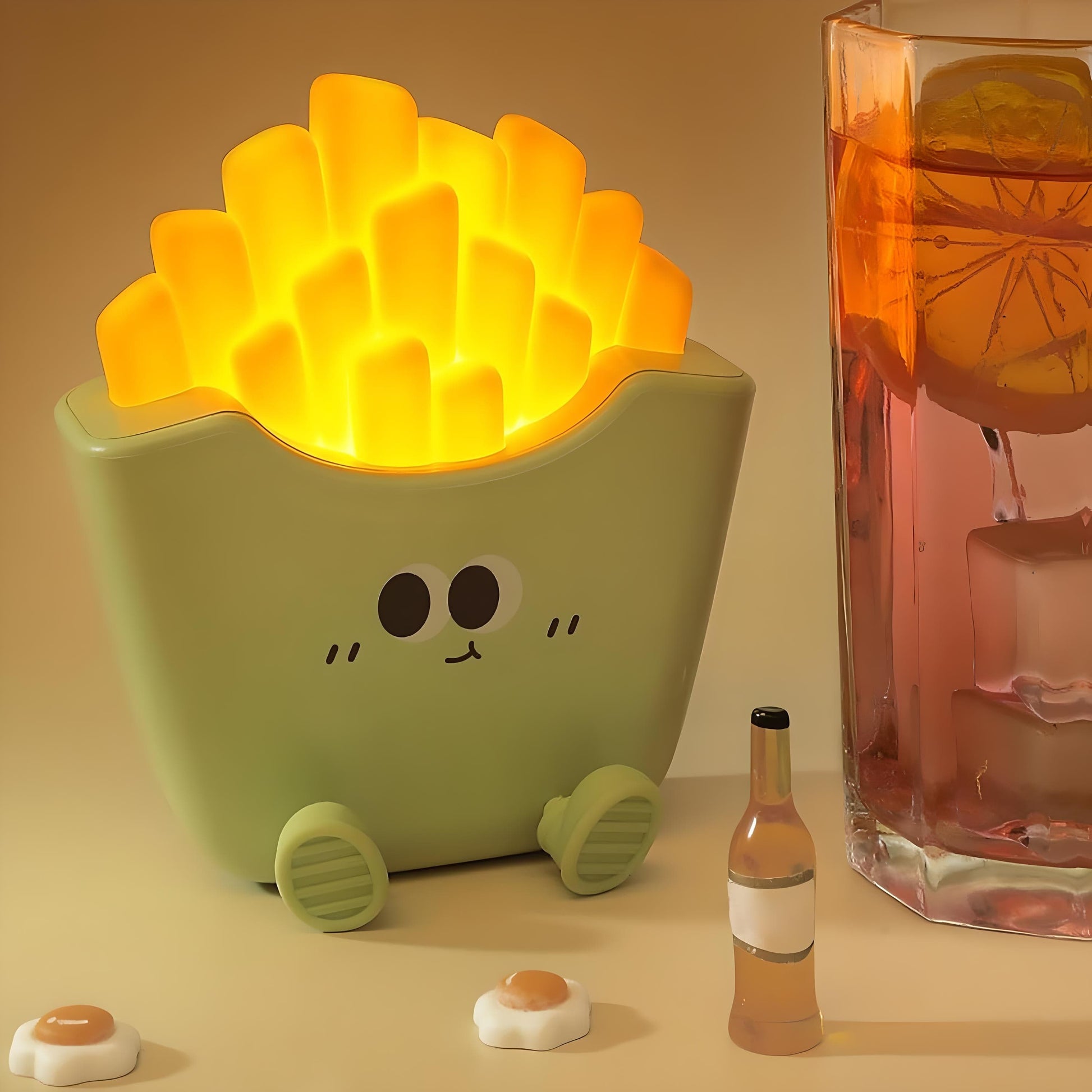 Veilleuse Originale Barquette de Frites Vert