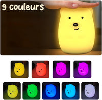 Veilleuse Ourson Télécommandée
