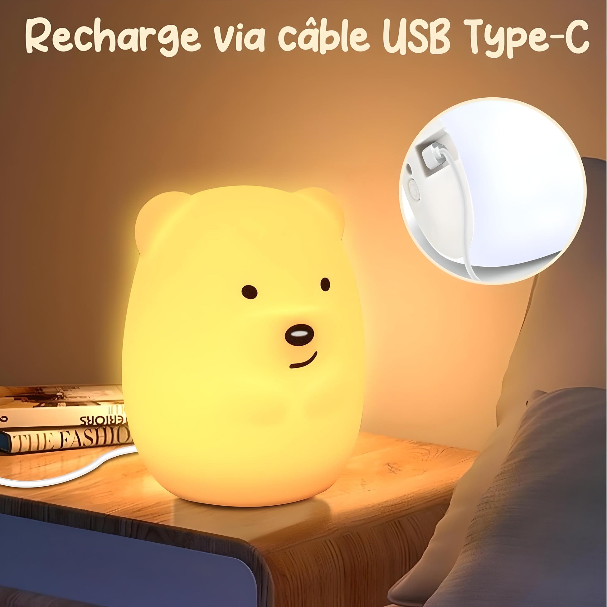 Veilleuse Ourson Télécommandée