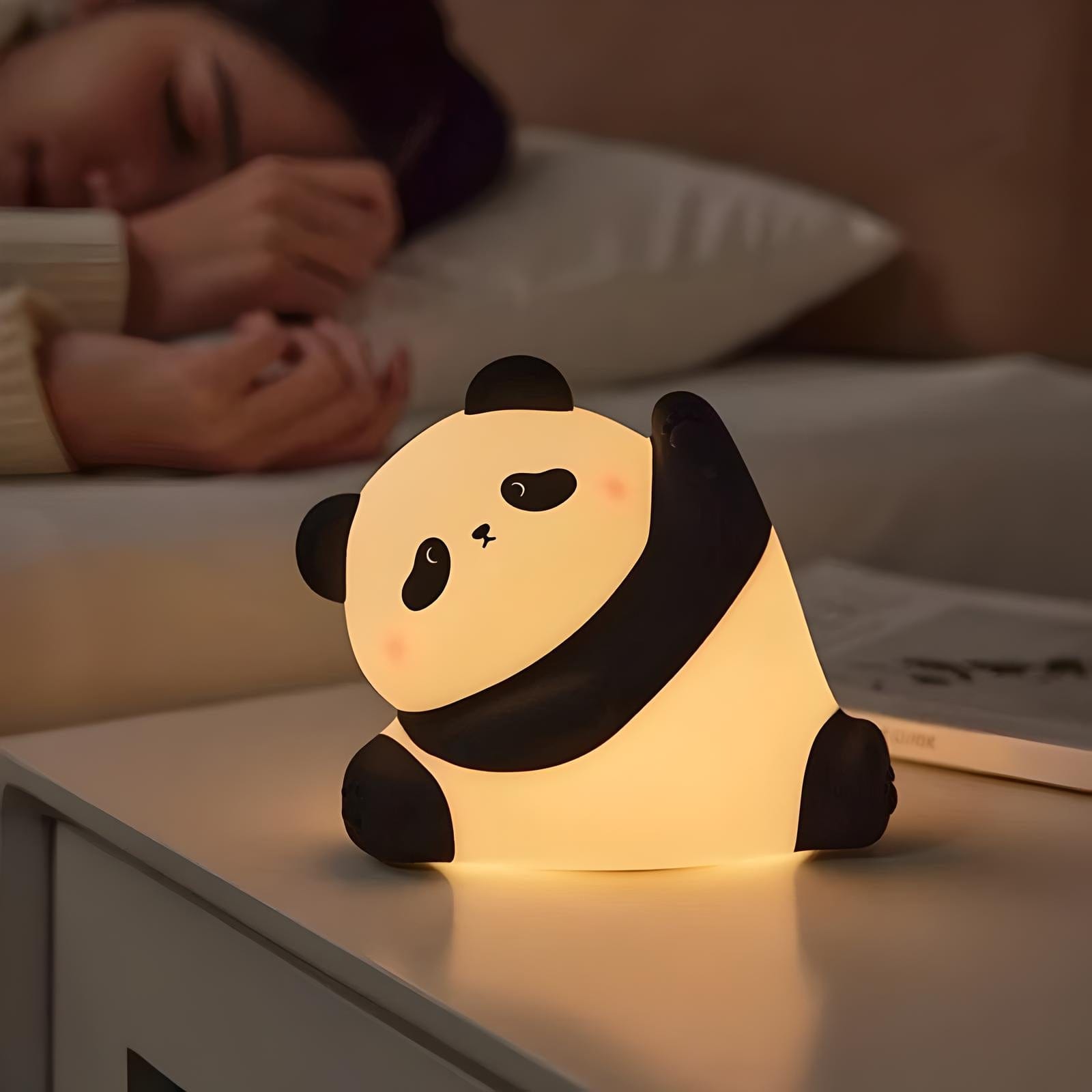 Veilleuse Panda Étirement