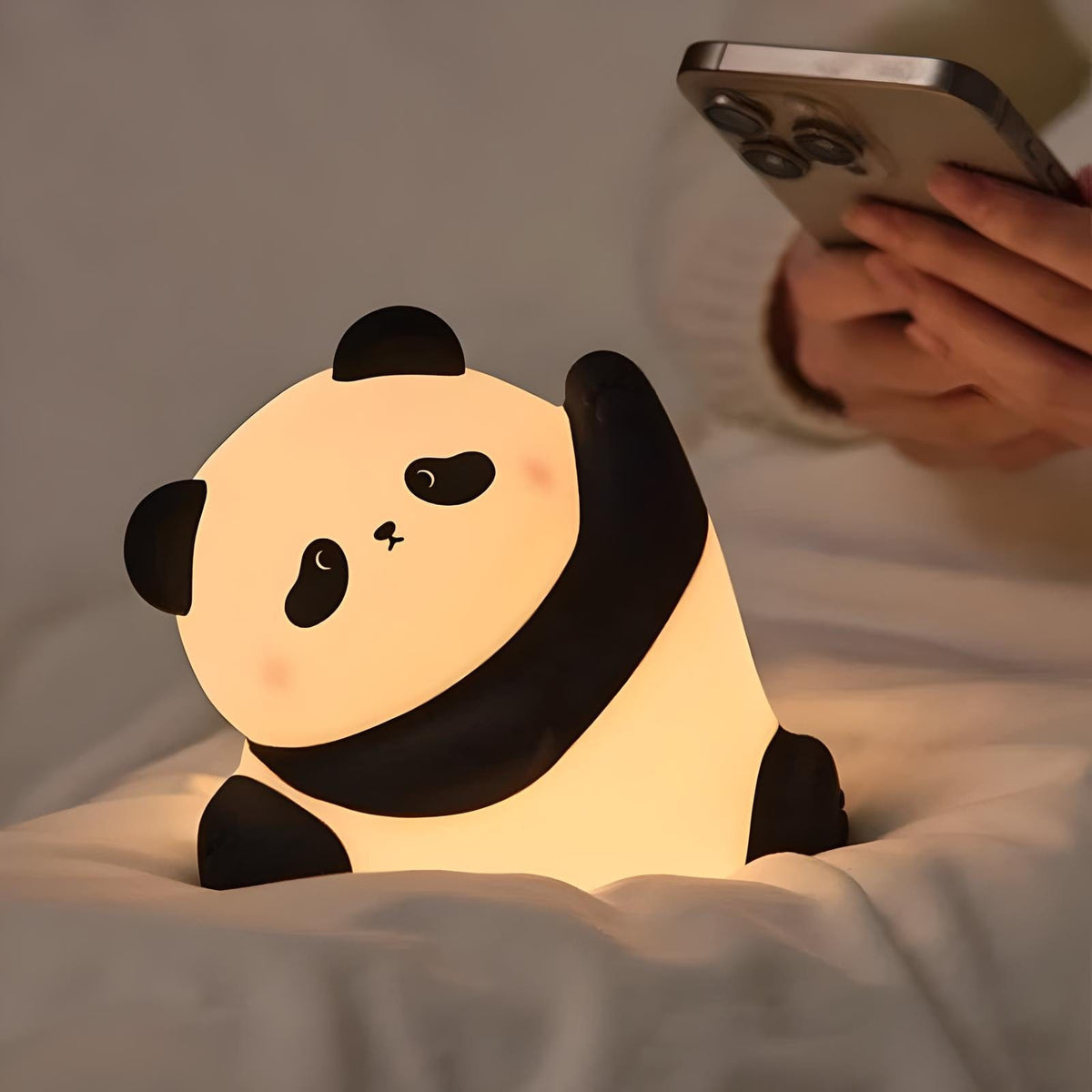 Veilleuse Panda Étirement