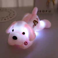 Veilleuse Peluche Chien Rose