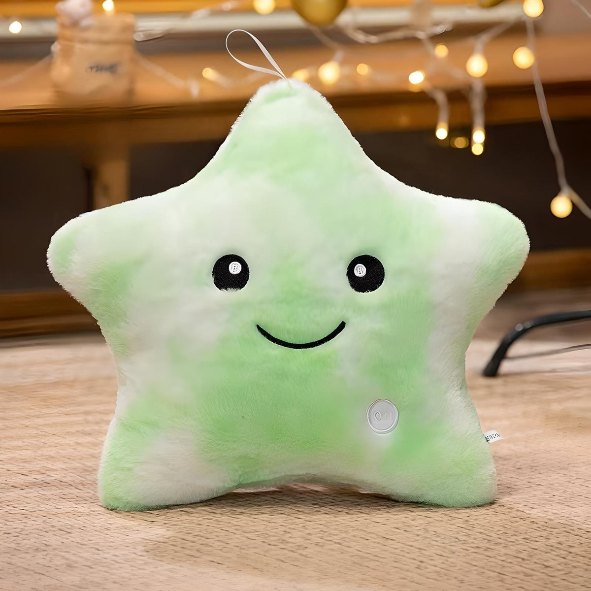 Veilleuse Peluche Étoile 24x22cm / Vert