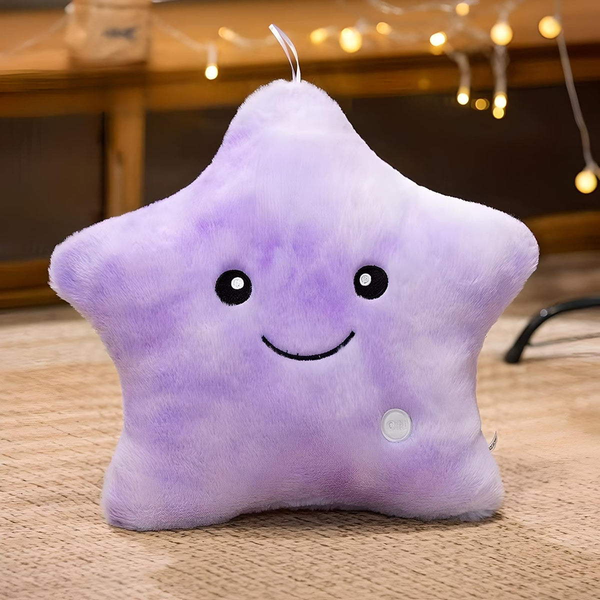 Veilleuse Peluche Étoile 24x22cm / Violet