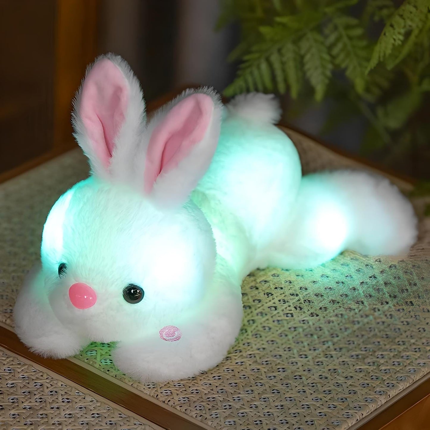 Veilleuse Peluche Lapin Blanc