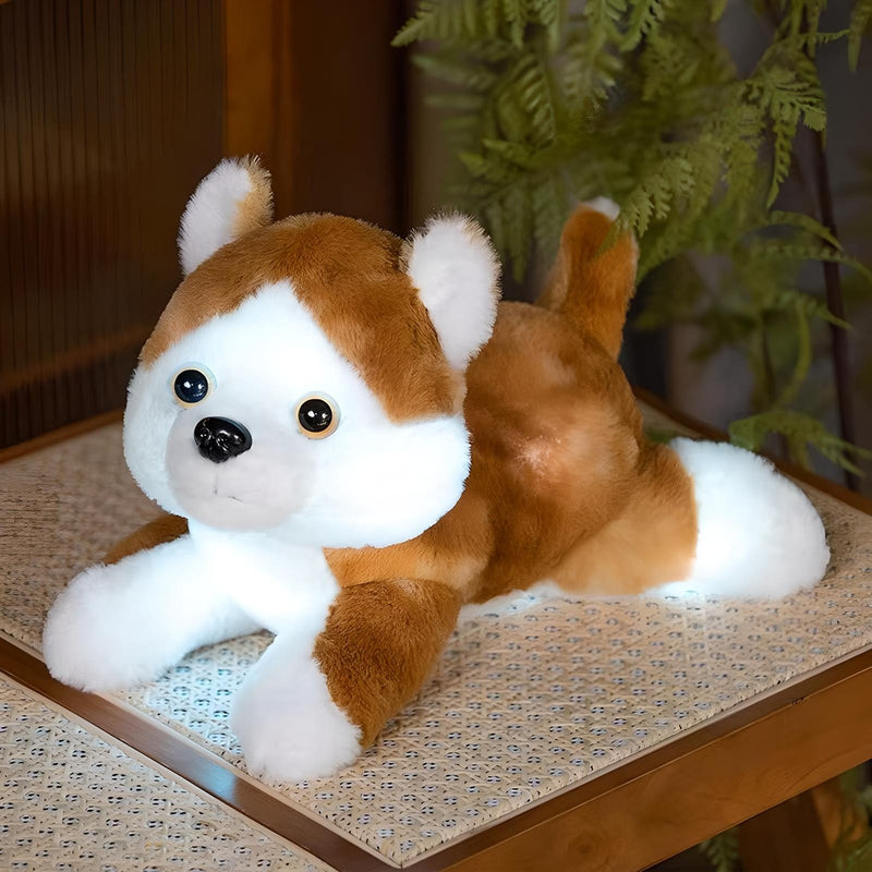 Veilleuse Peluche Loup Marron