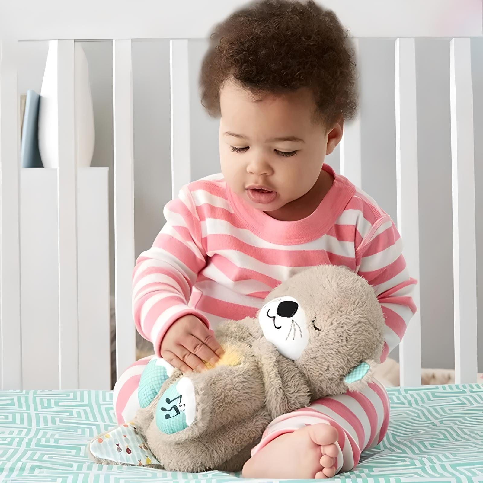 Veilleuse Peluche Loutre - Câlins Respirant 