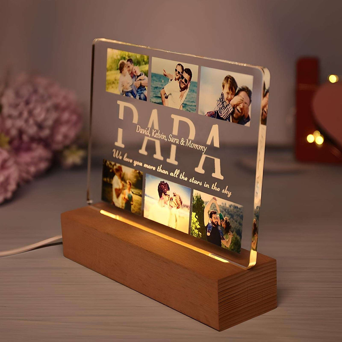 Veilleuse Personnalisée 6 Photos