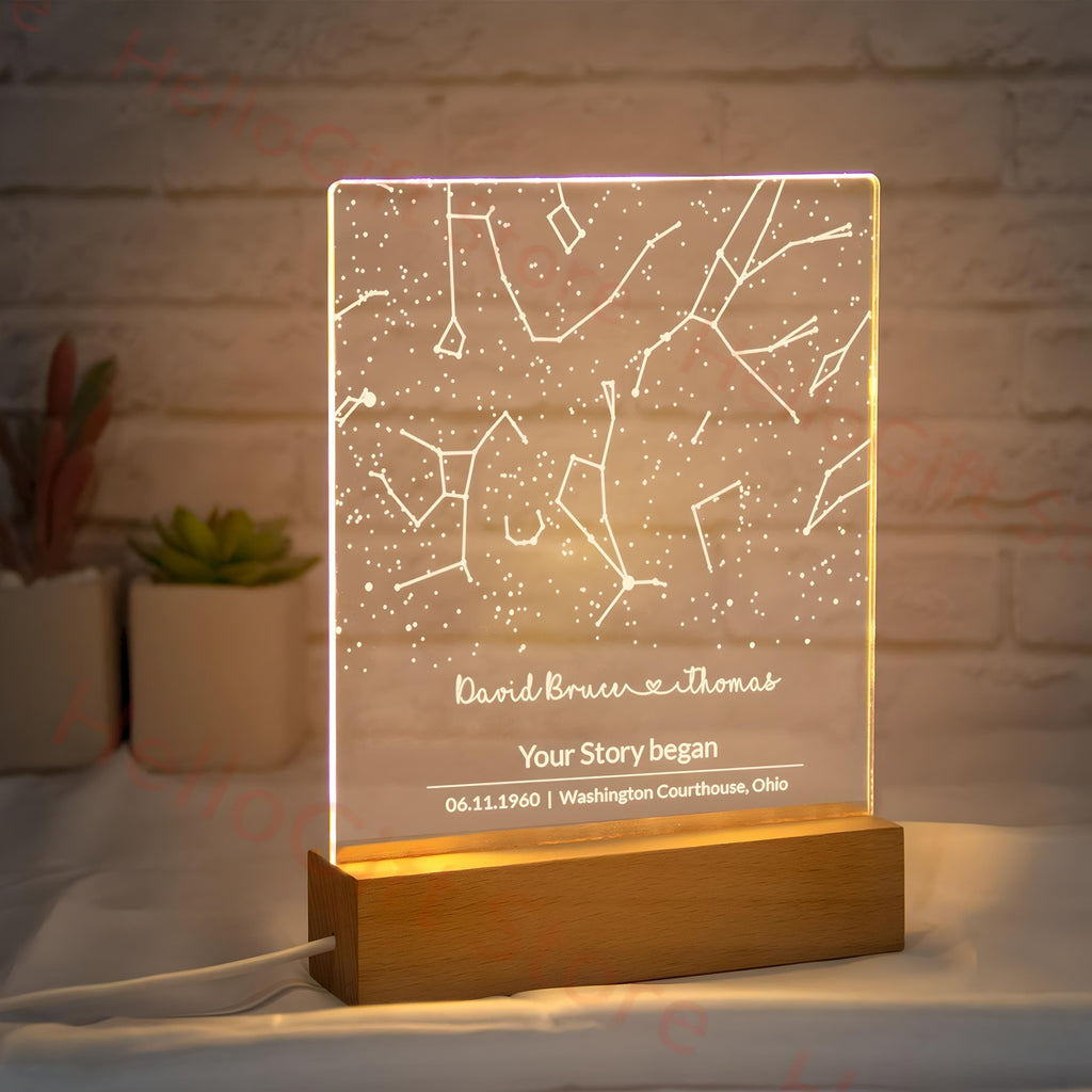 Veilleuse Personnalisée Constellation