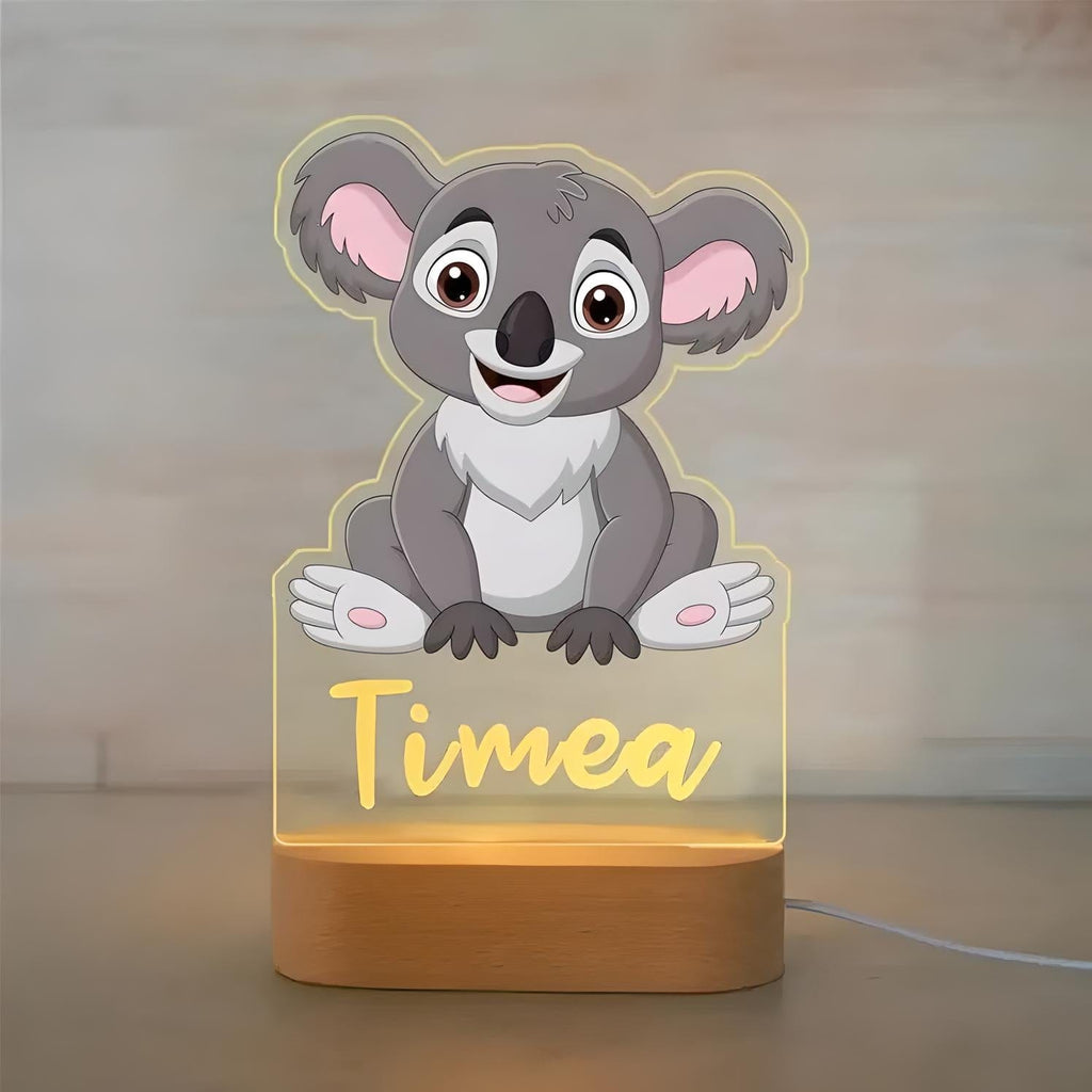 Veilleuse Personnalisée Koala avec Prénom