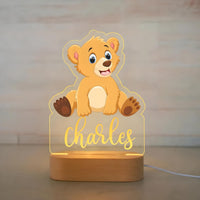 Veilleuse Personnalisée Ourson avec Prénom