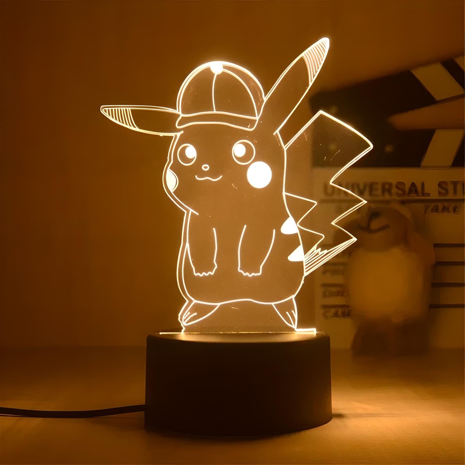 Veilleuse Pikachu 3D Casquette