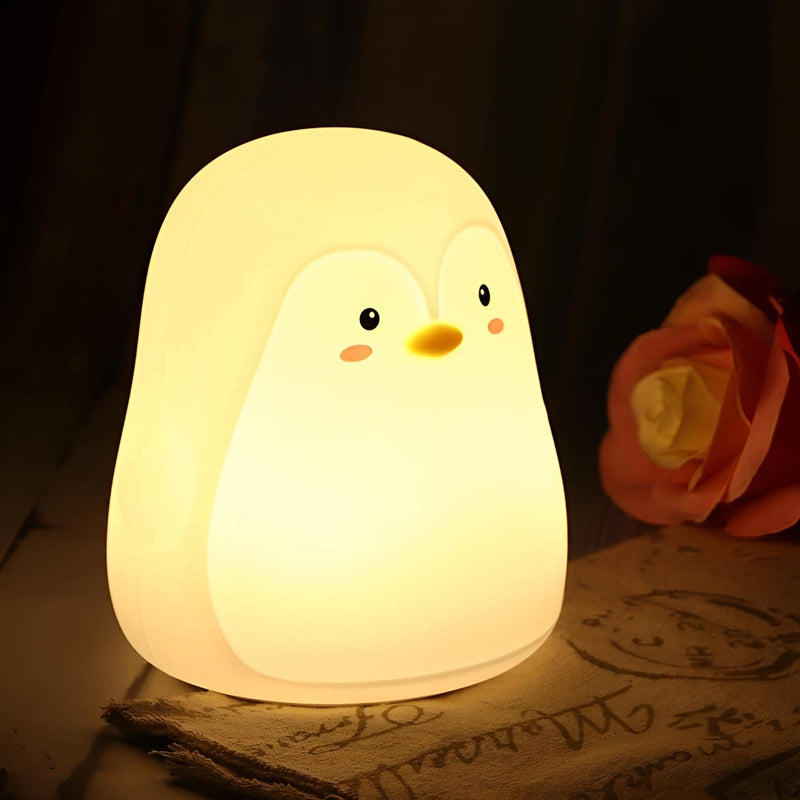 Veilleuse Pingouin en Silicone