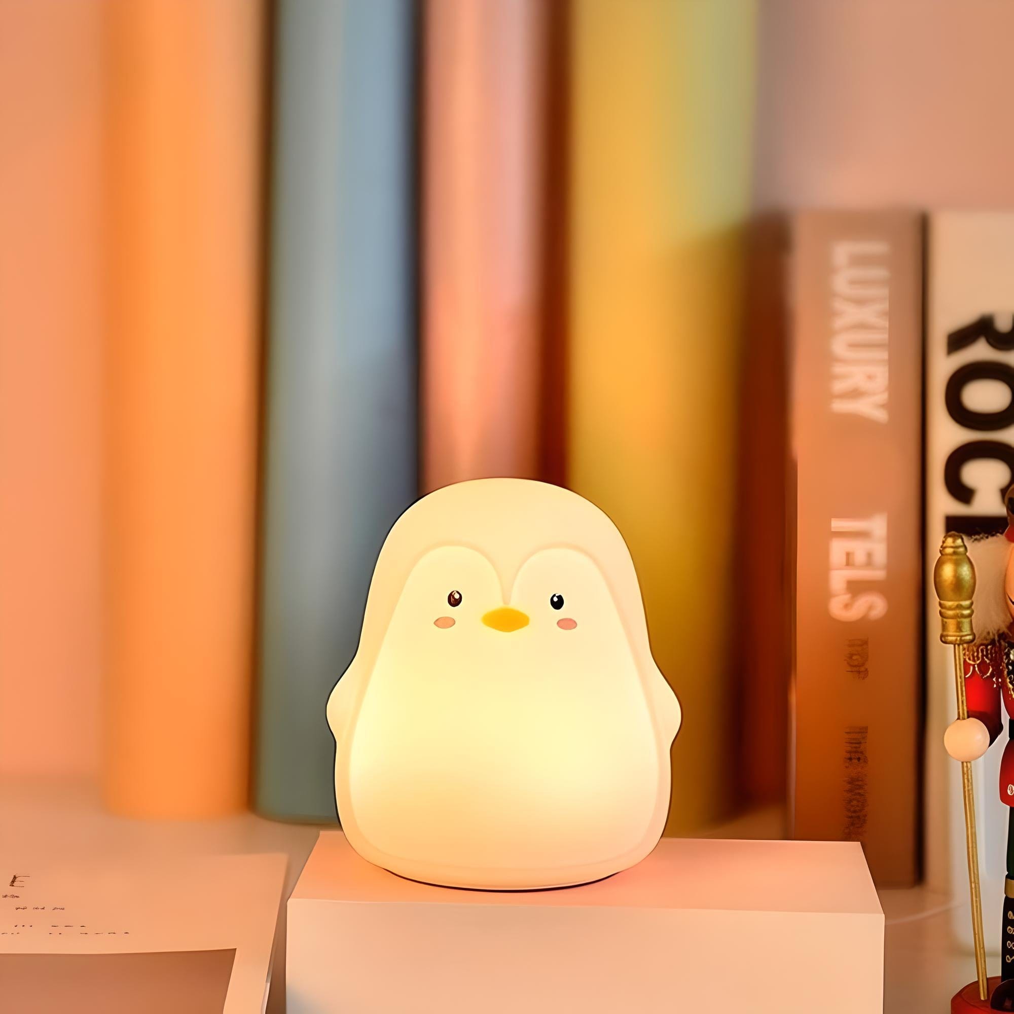 Veilleuse Pingouin en Silicone