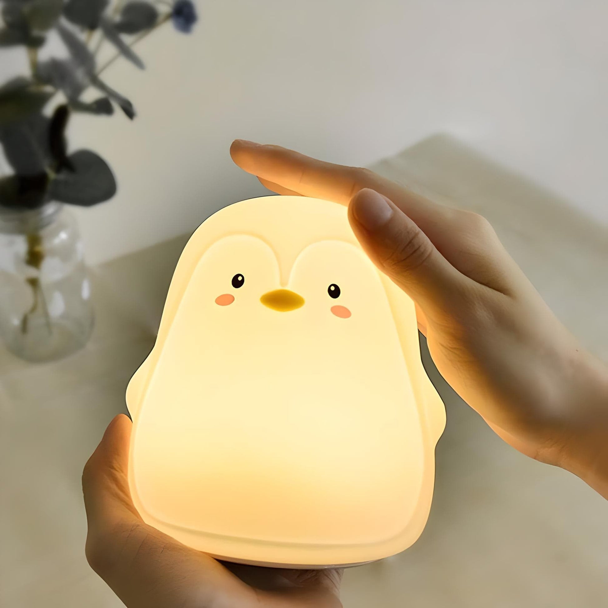 Veilleuse Pingouin en Silicone