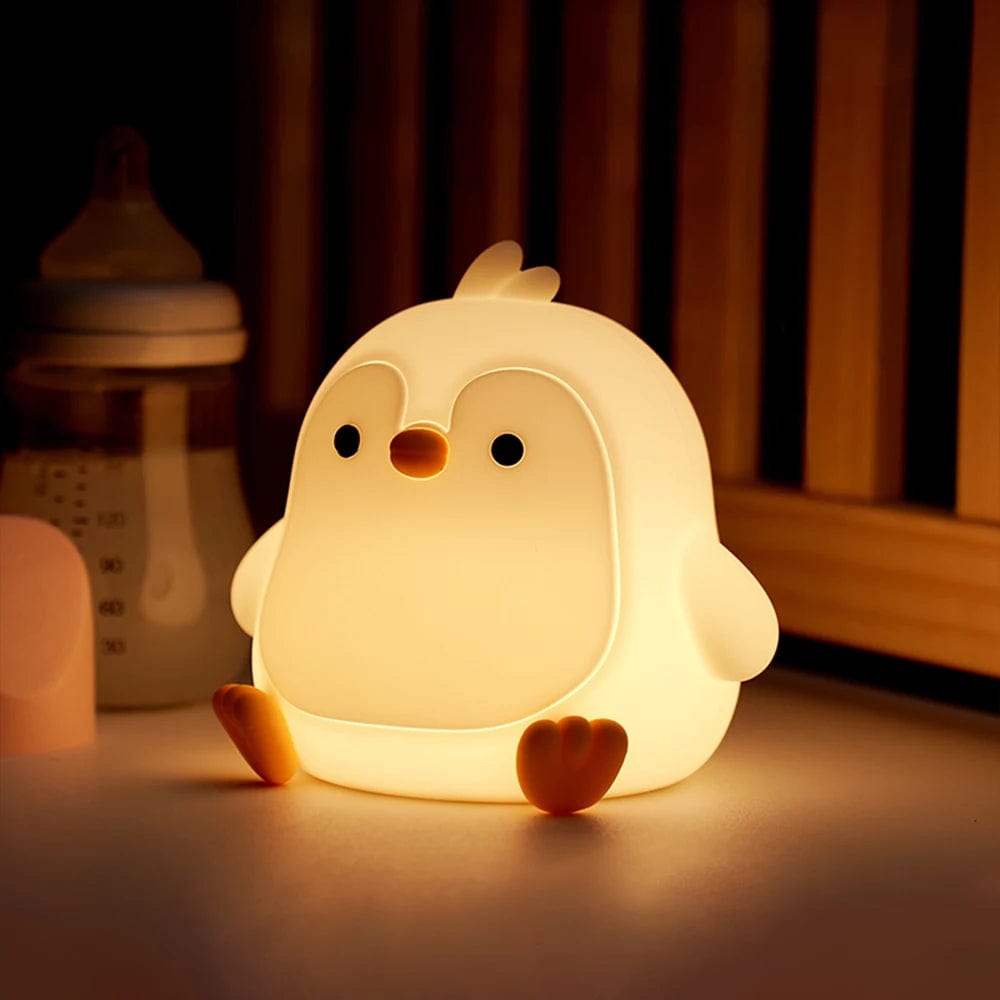 Veilleuse Pingouin LED en Silicone Nomade