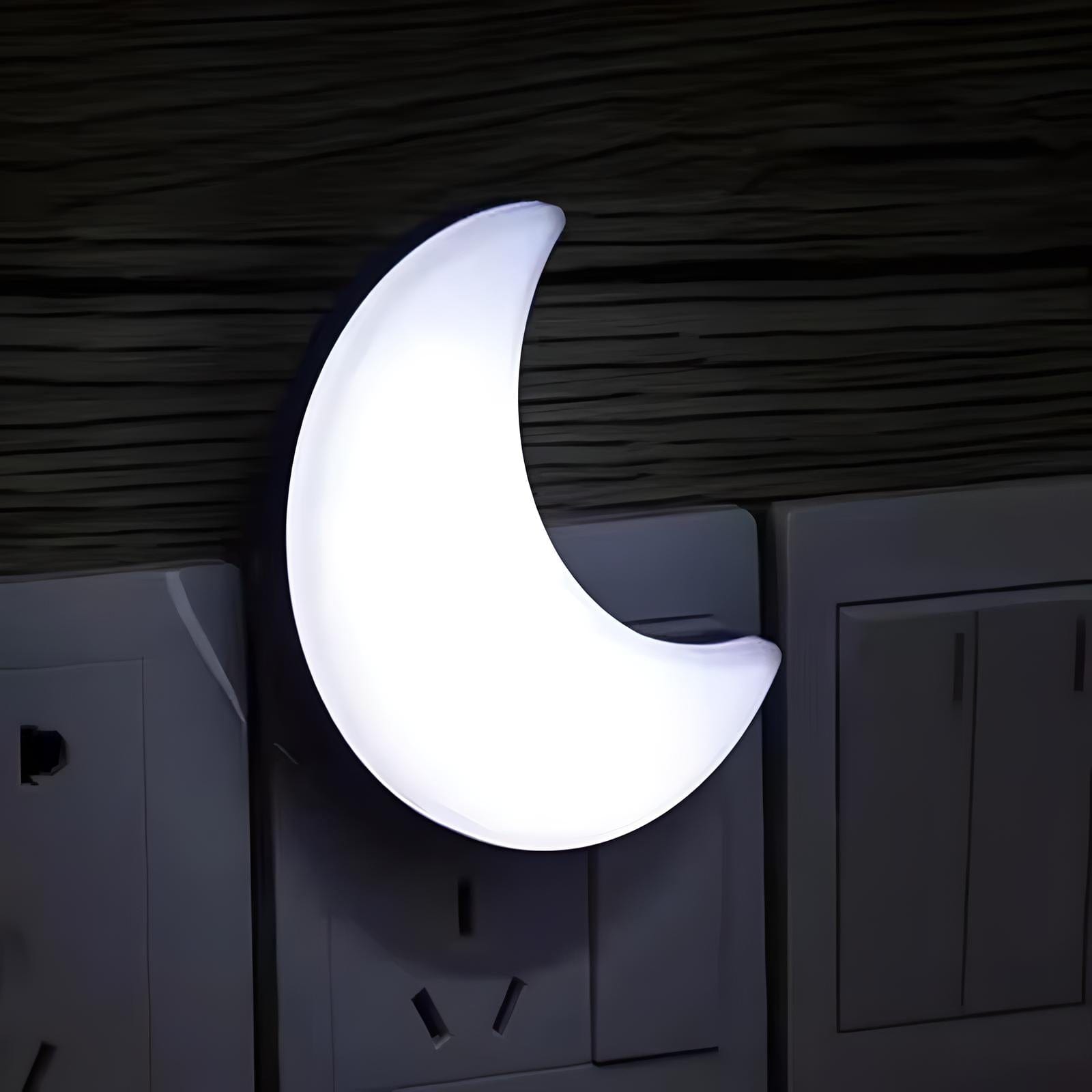 Veilleuse Prise Lune Blanc