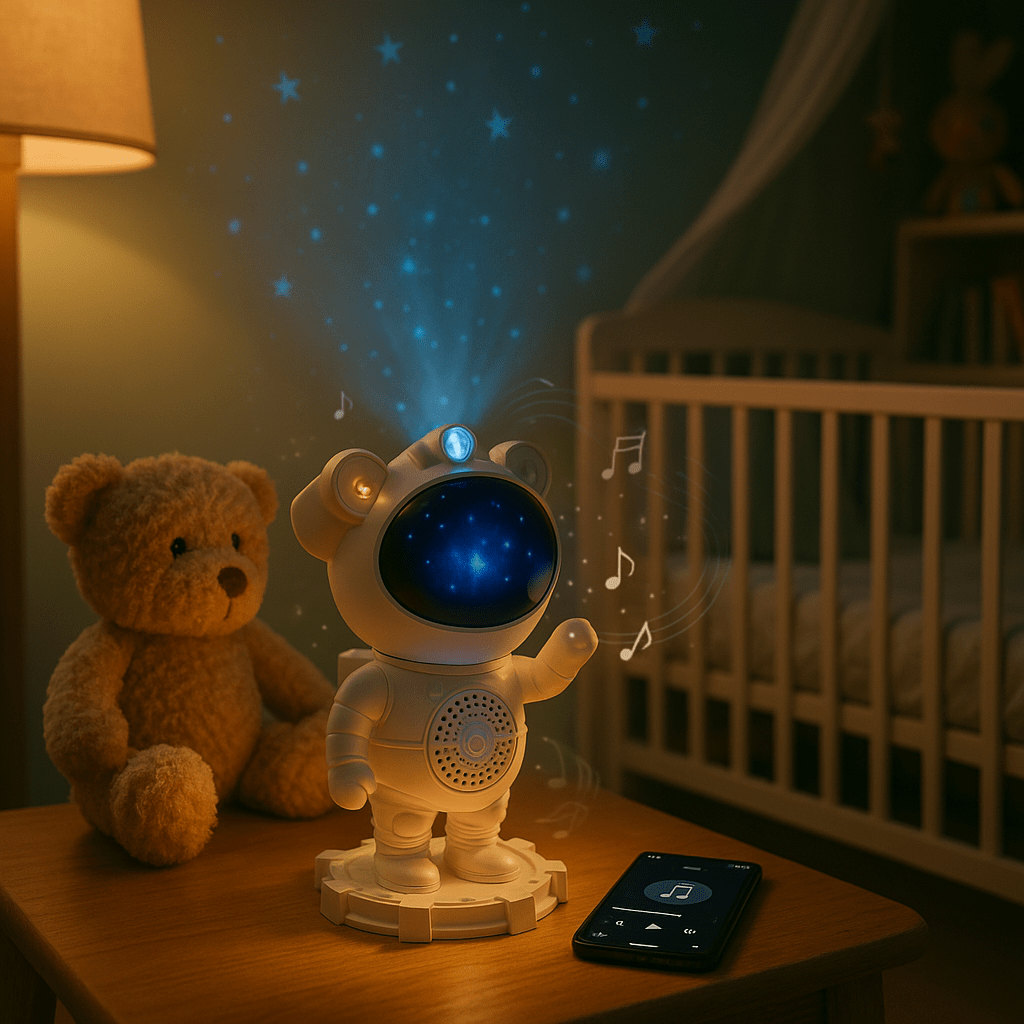 Veilleuse Projecteur Astronaute Ciel Étoilé