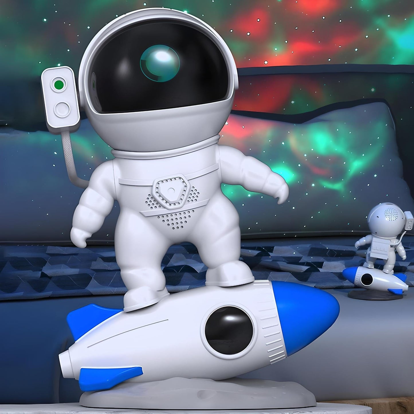 Veilleuse Projection Astronaute avec Bruit Blanc