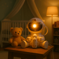 Veilleuse Projection Astronaute avec Fusée