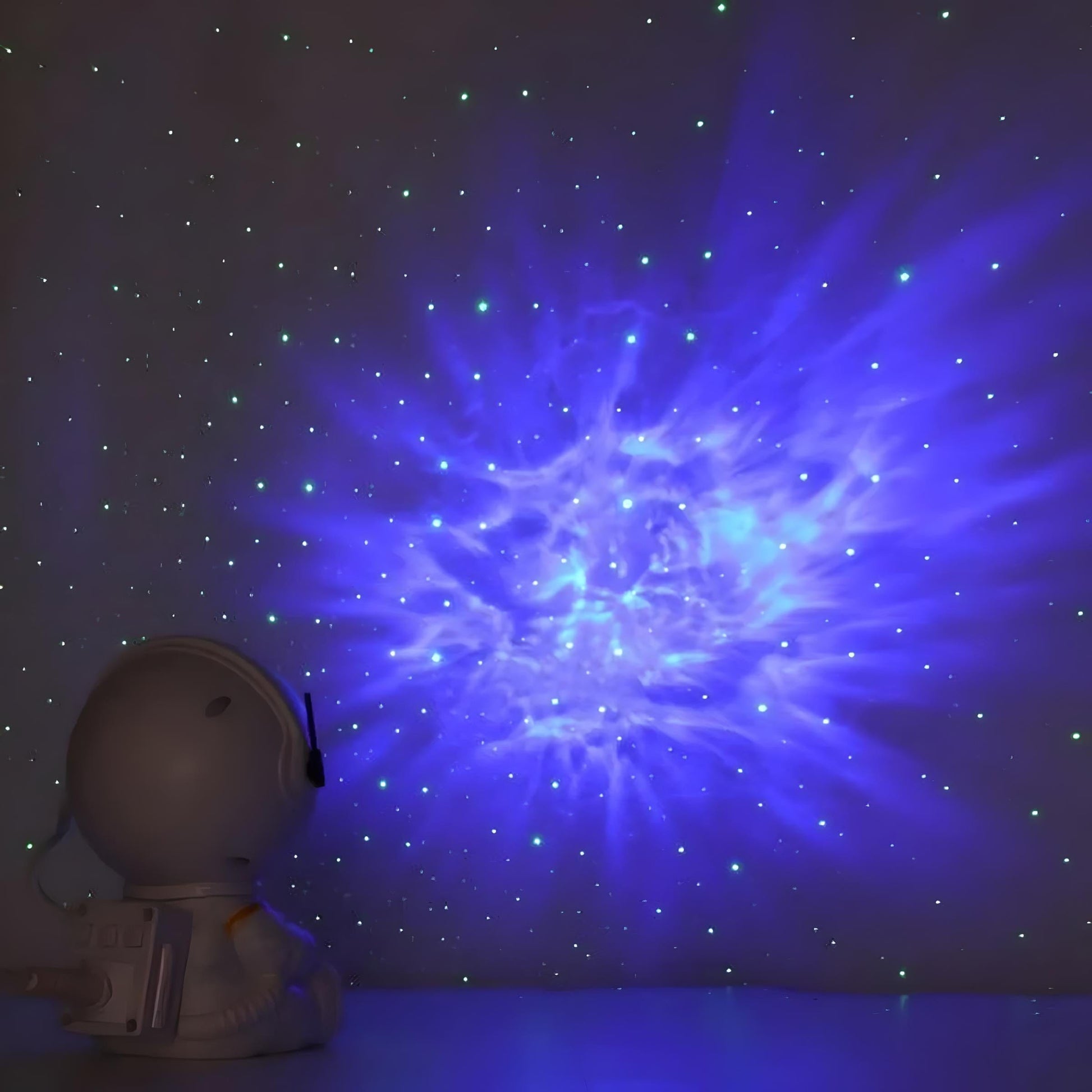 Veilleuse Projection Astronaute Étoile Blanche