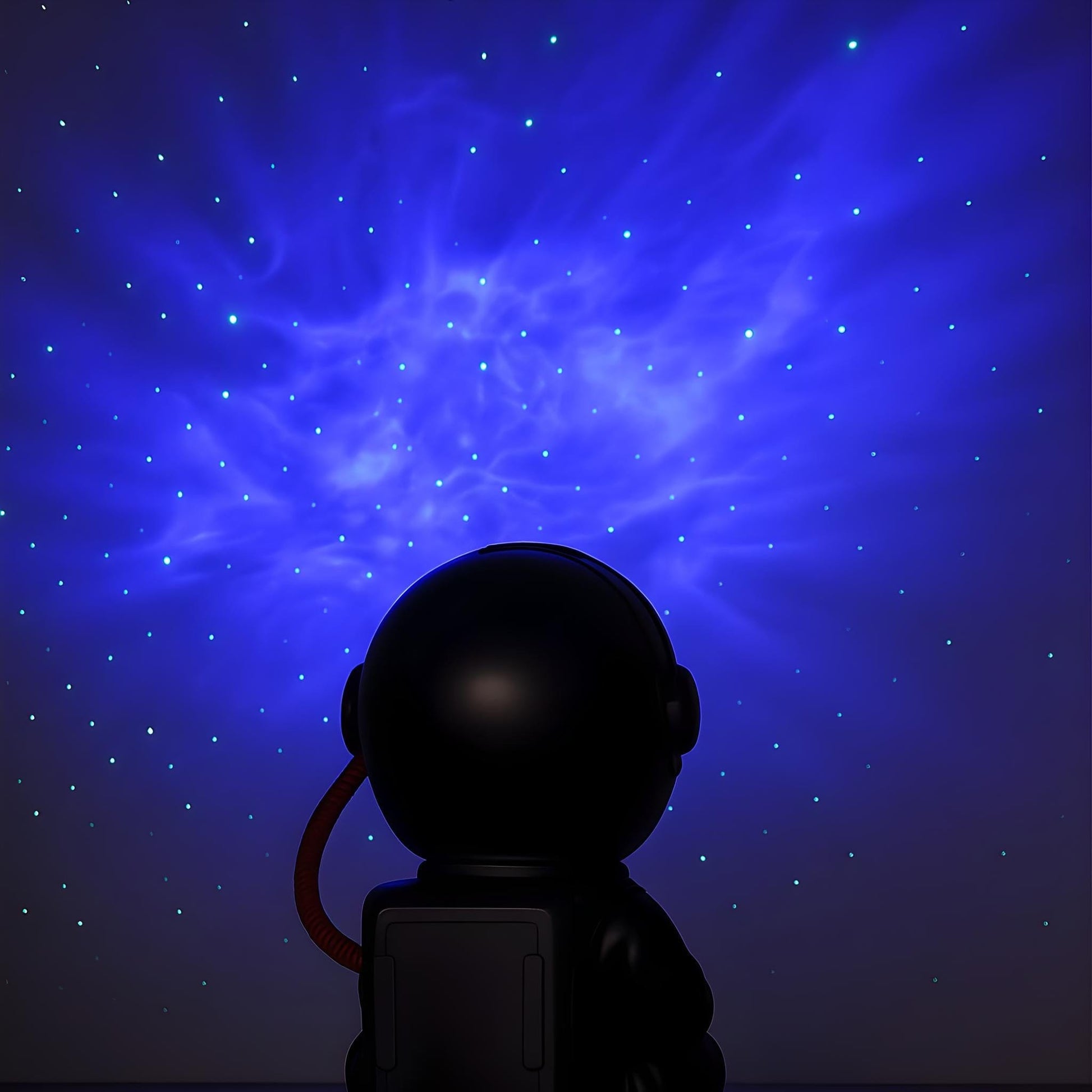 Veilleuse Projection Astronaute Guitare Noire