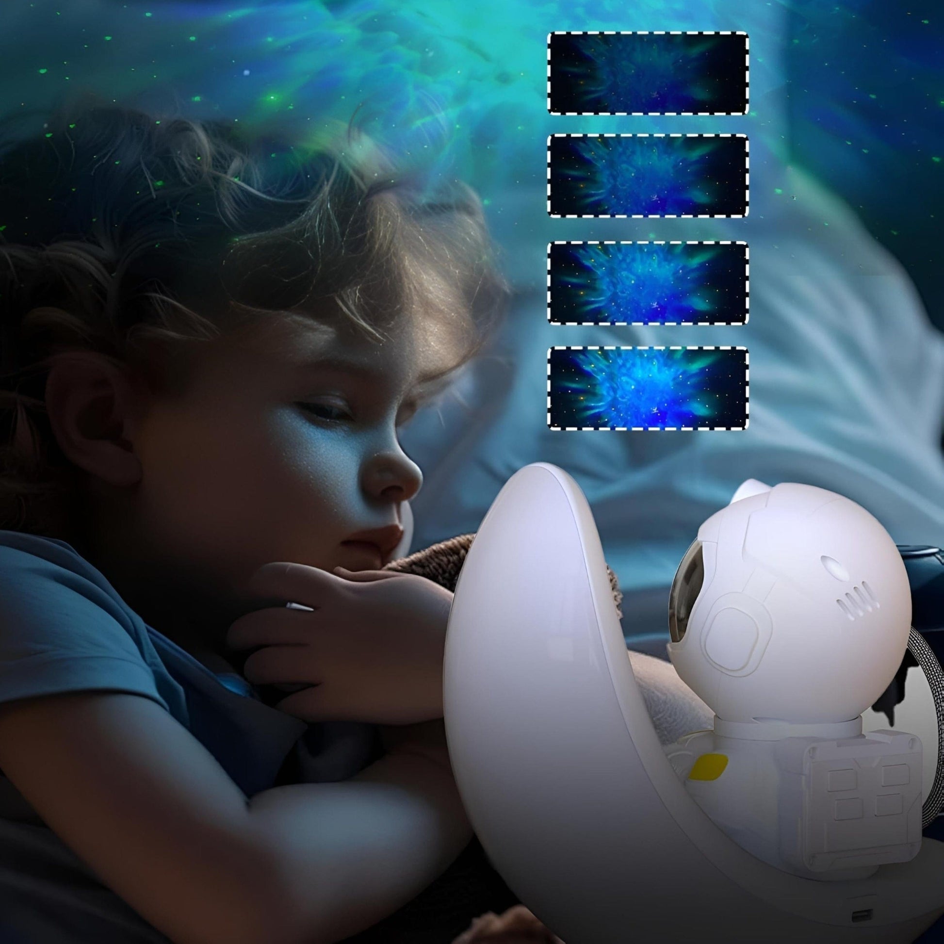 Veilleuse Projection Astronaute RGB