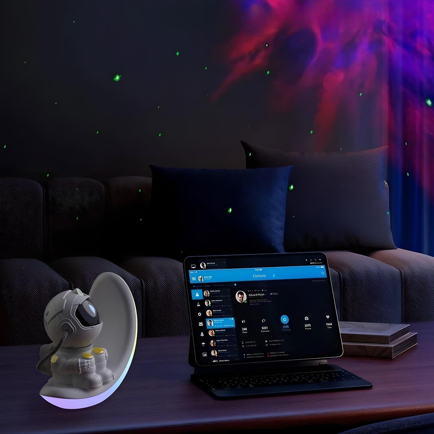 Veilleuse Projection Astronaute RGB