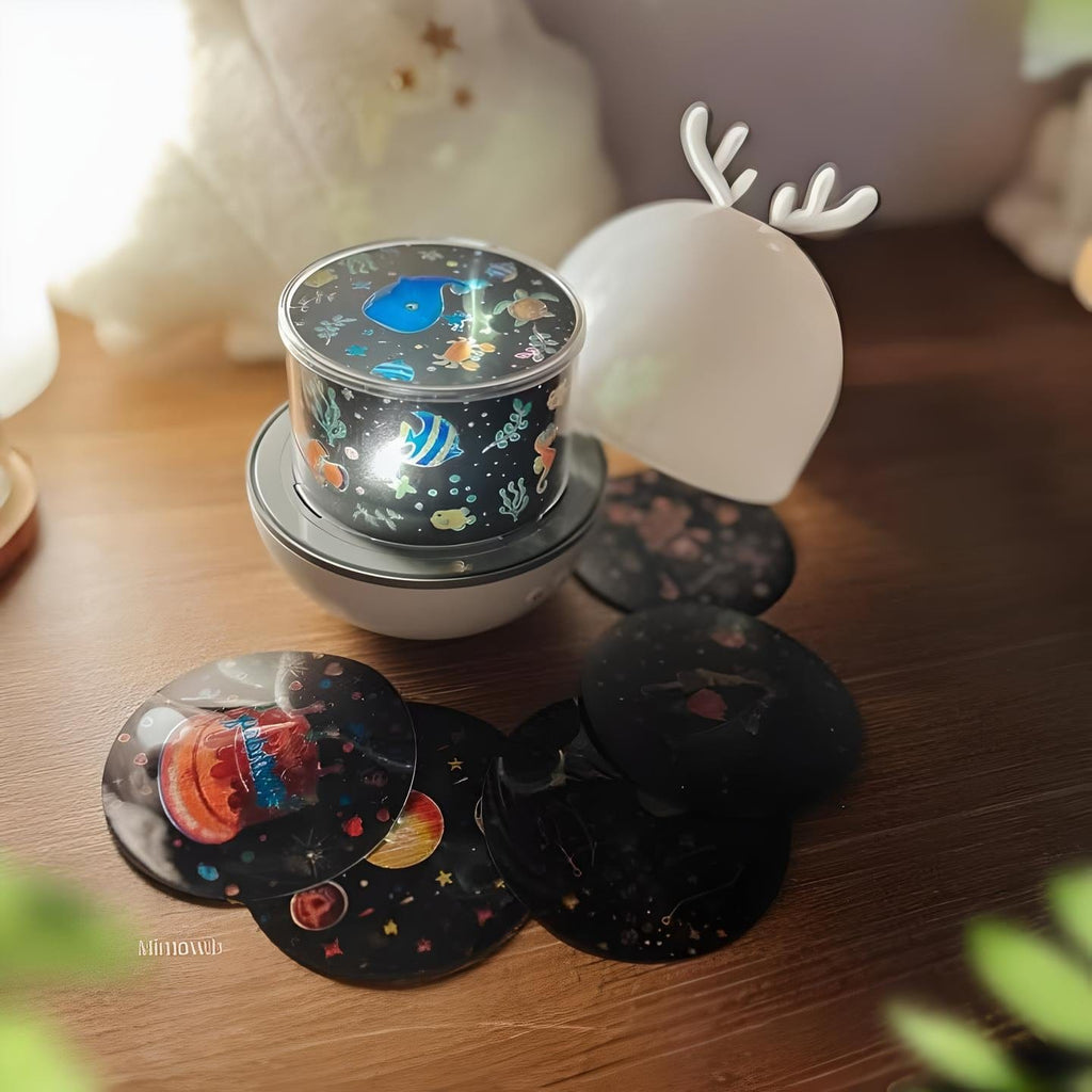 Veilleuse Projection Tournante avec 8 Musiques