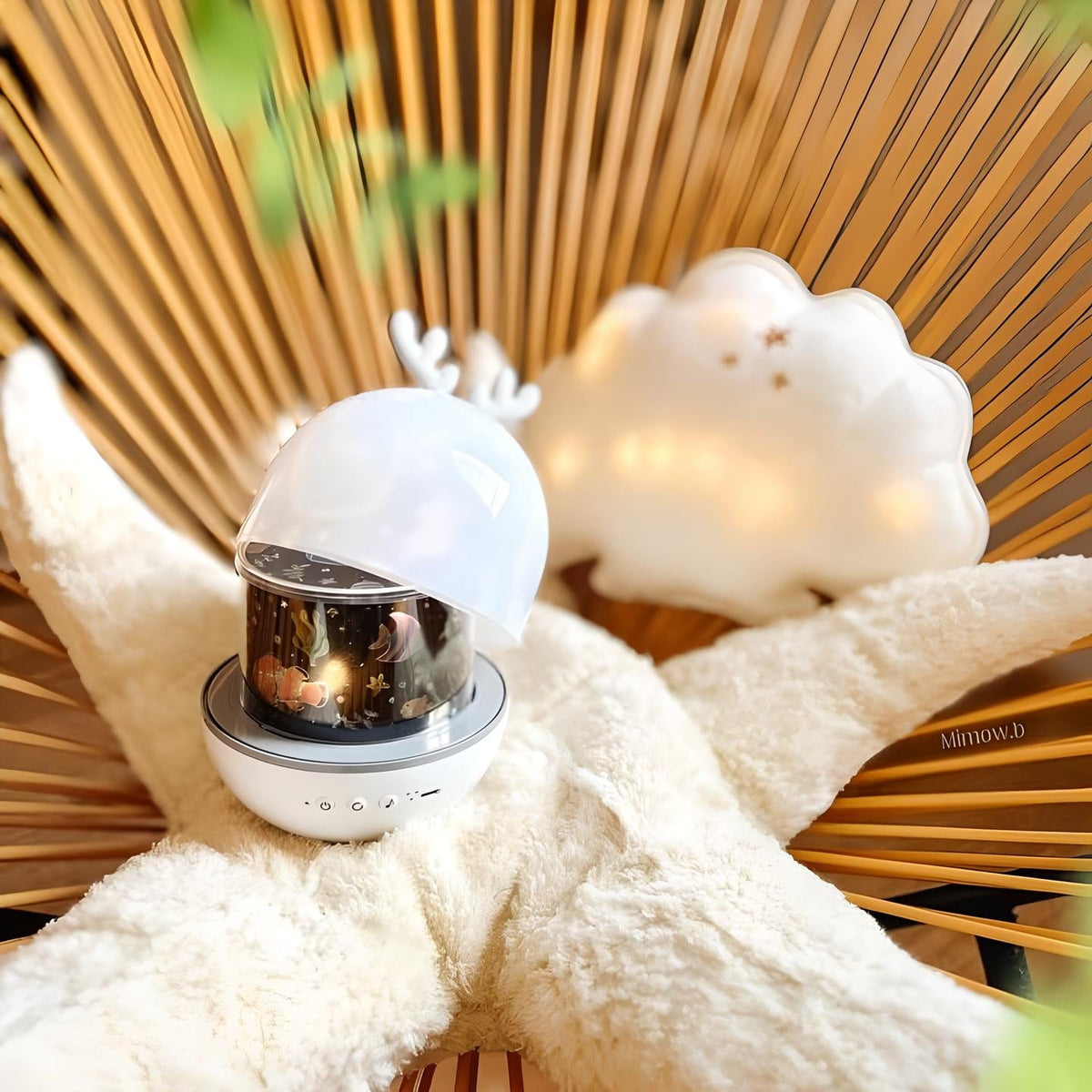 Veilleuse Projection Tournante avec 8 Musiques