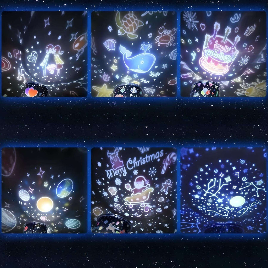 Veilleuse Projection Tournante avec 8 Musiques