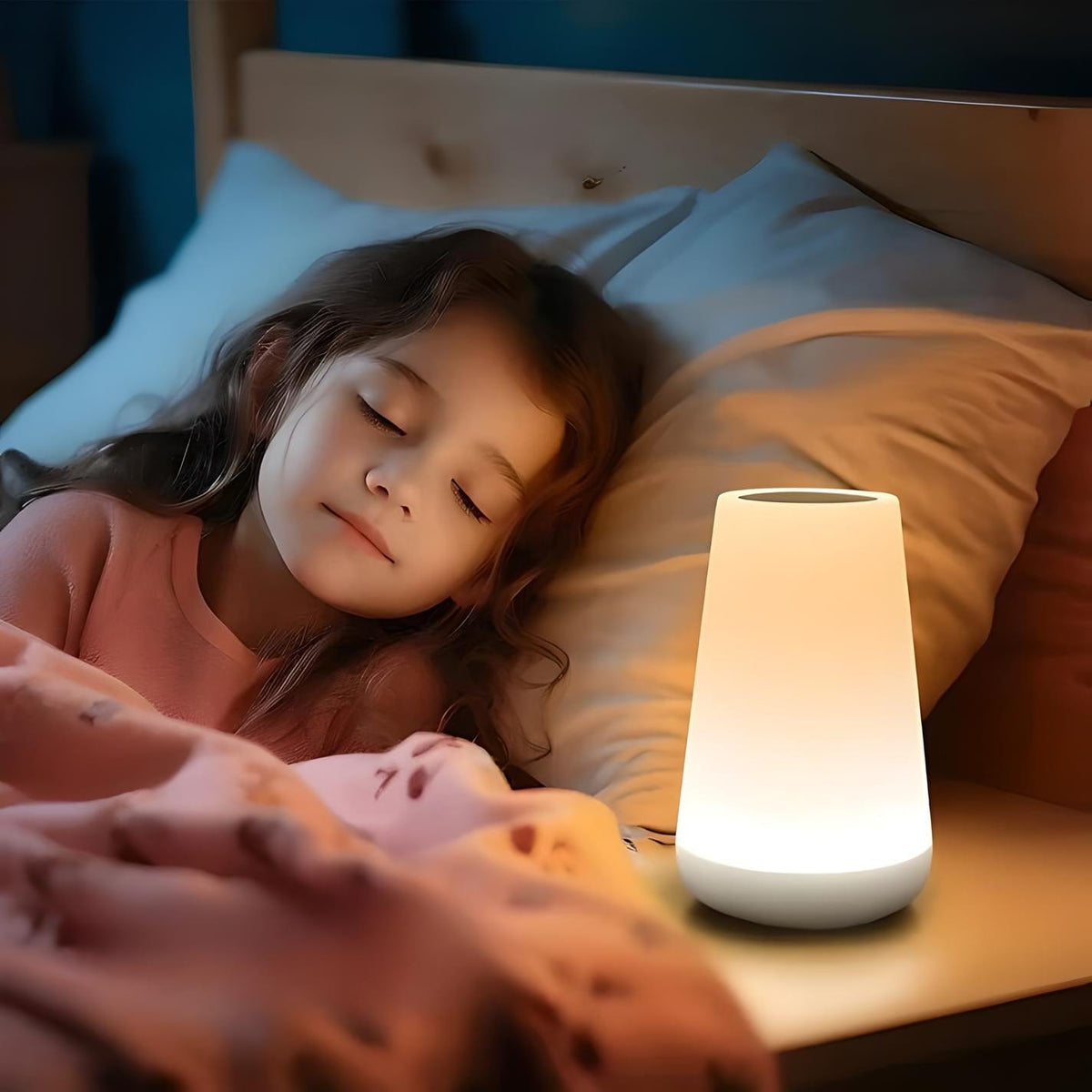 Veilleuse Rechargeable avec 13 Couleurs Changeantes