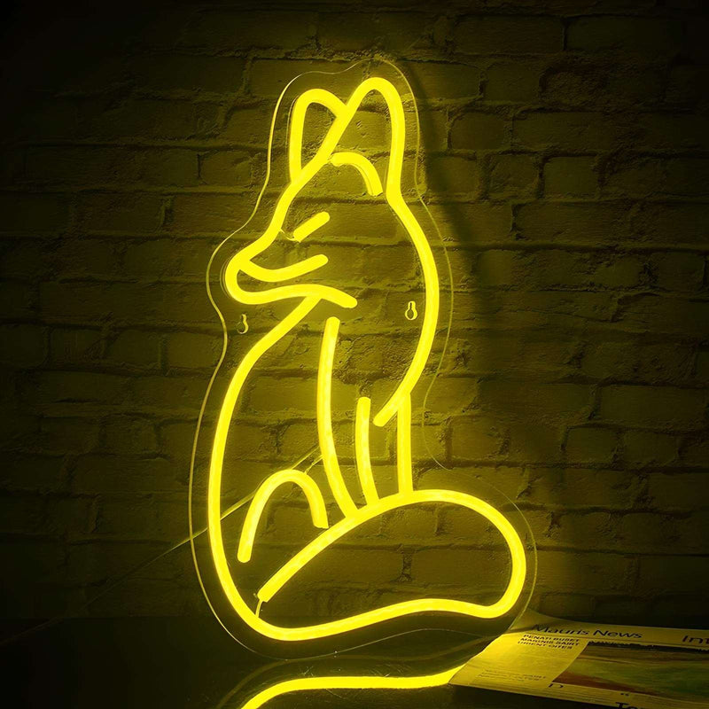 Veilleuse Renard Néon