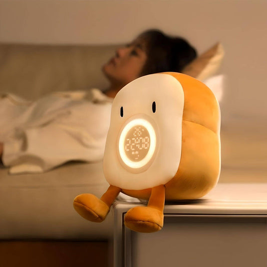 Veilleuse Réveil Peluche Tranche de Pain