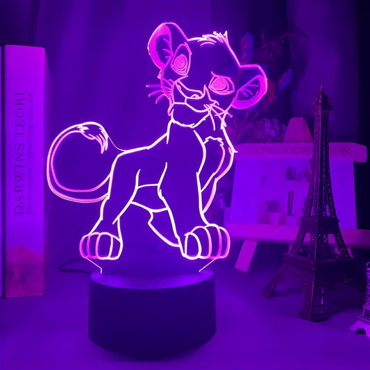 Veilleuse Simba 3D