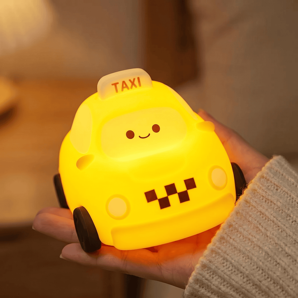 Veilleuse Taxi Rechargeable en Silicone