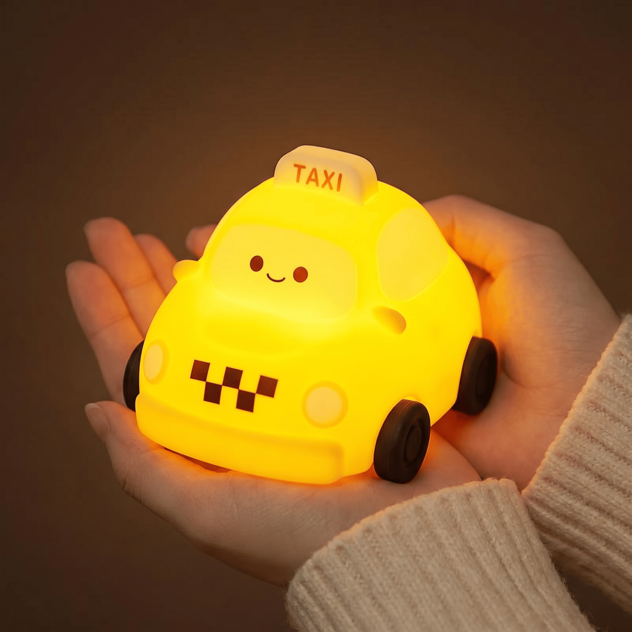 Veilleuse Taxi Rechargeable en Silicone