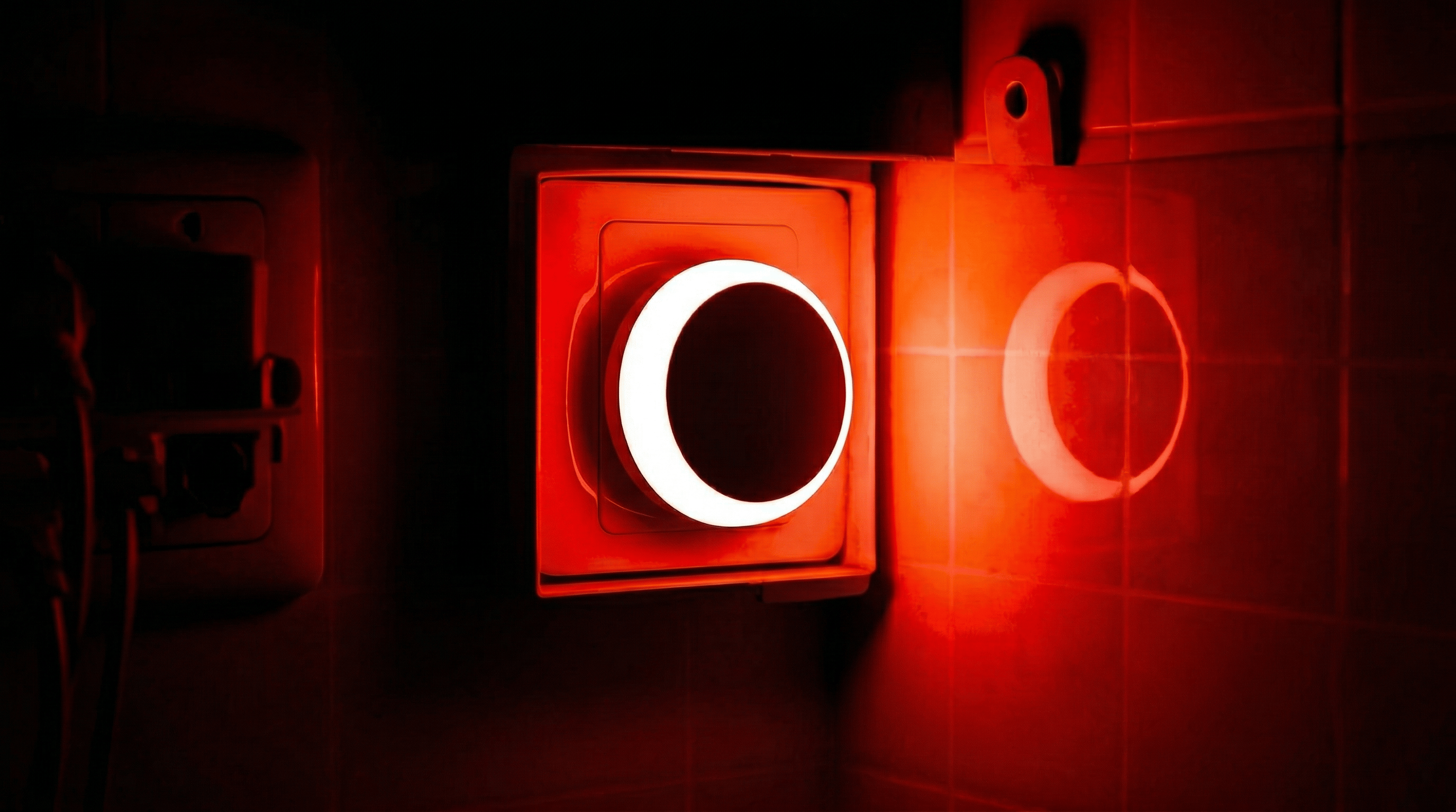 veilleuse prise ronde rouge home page