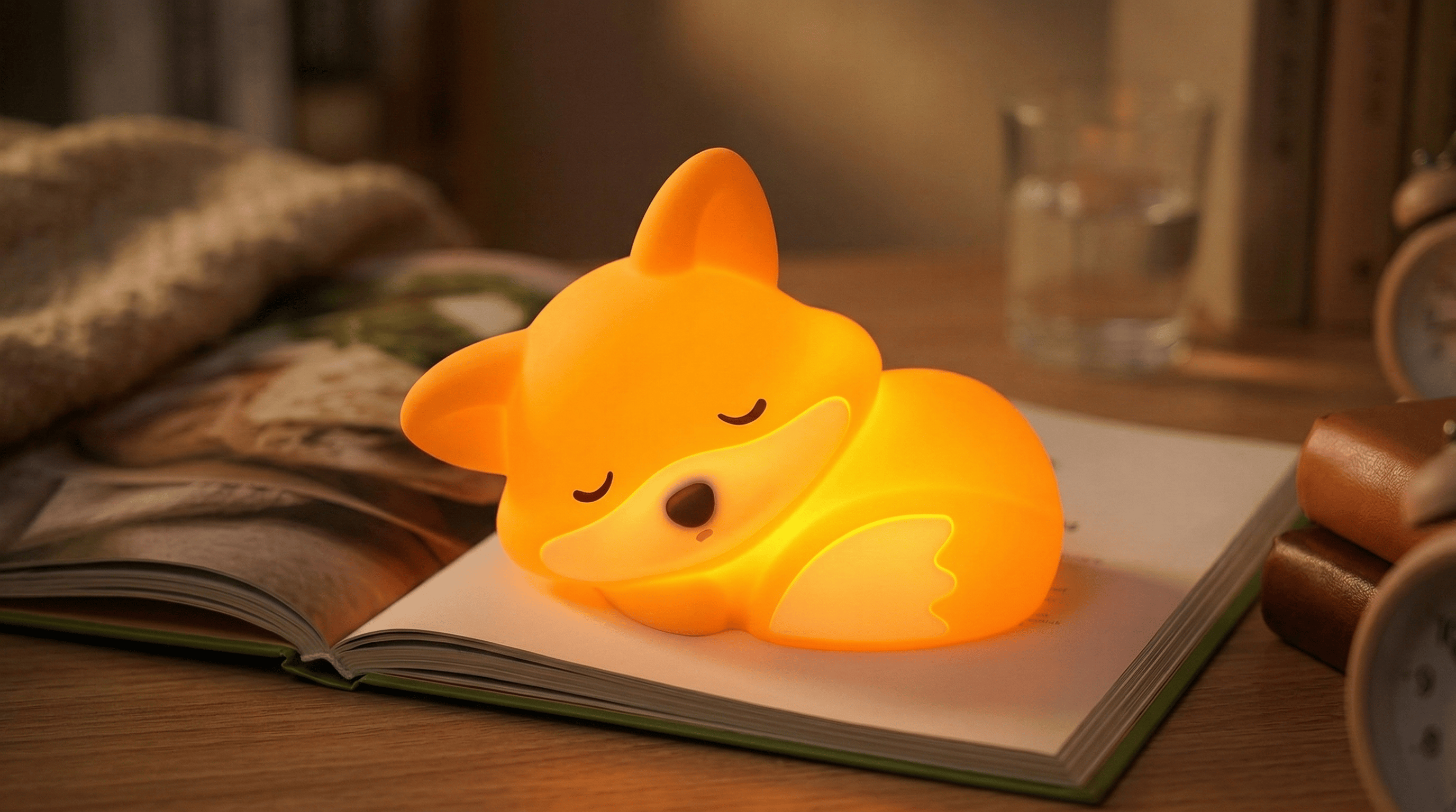 veilleuse renard silicone home page