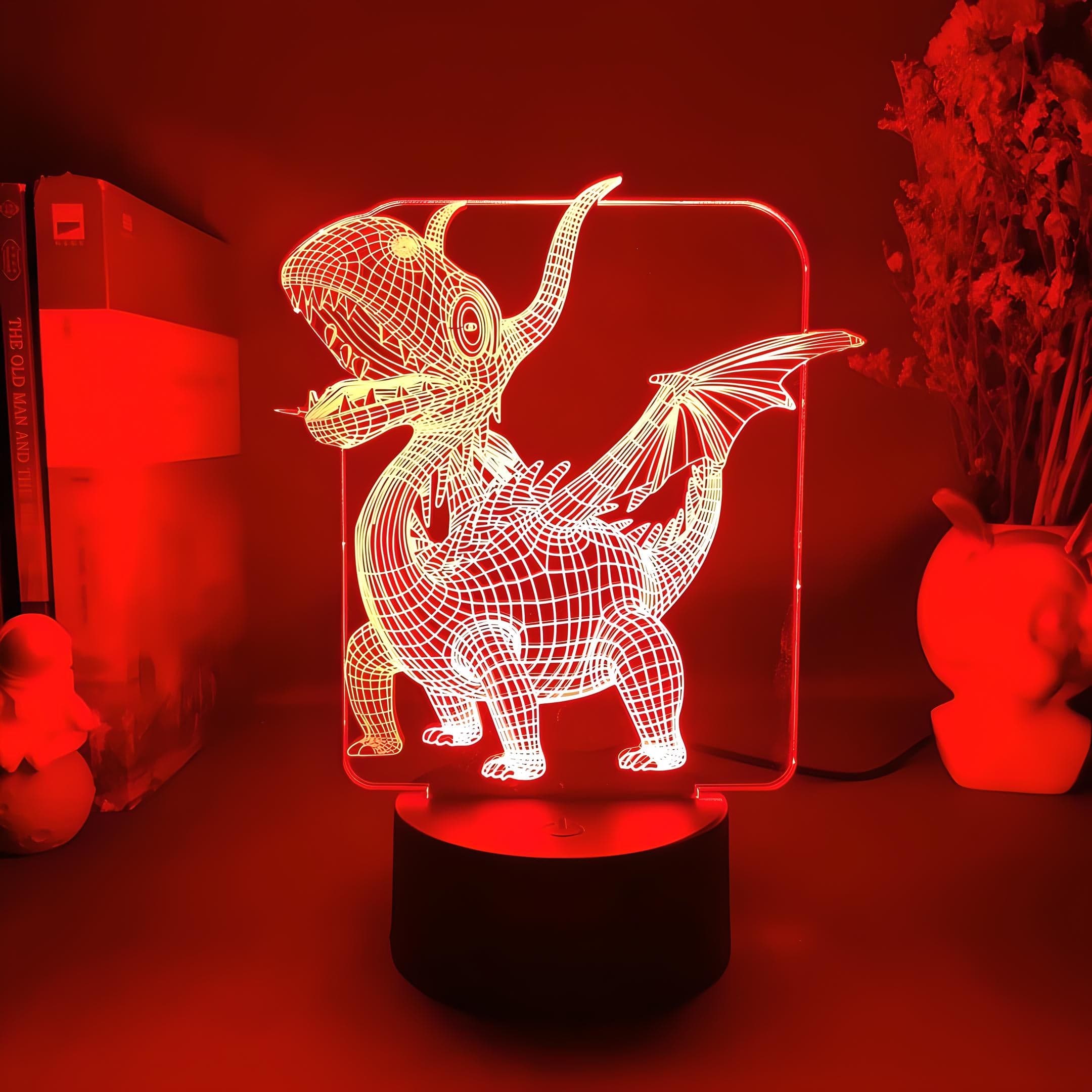 Veillleuse Dinosaure Draconoé 3D